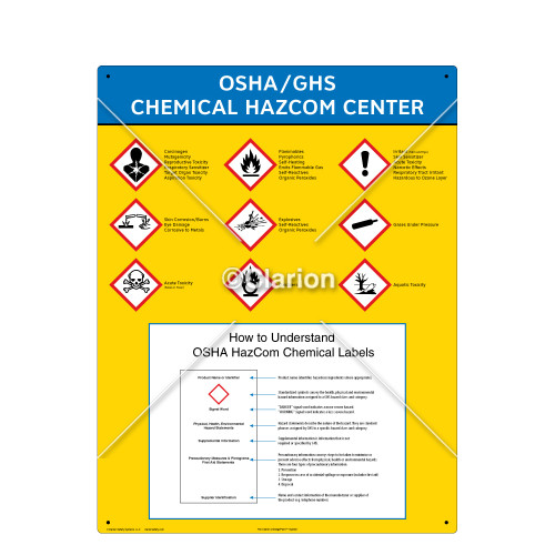 GHS Center/English/No Binder/Vertical Label (GHSCENTER-02)