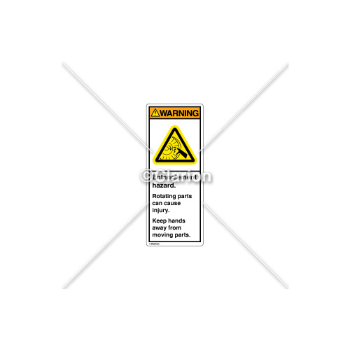 Warning/Entanglement Hazard Label (H5161-U81WVPI)