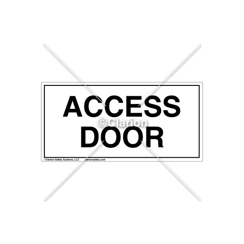 Access Door Label (C8021-03)