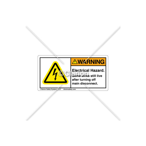 Warning/Electrical Hazard Label (C16305-04)