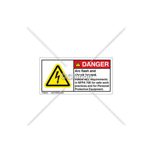 Danger/Arc Flash Label (109752)