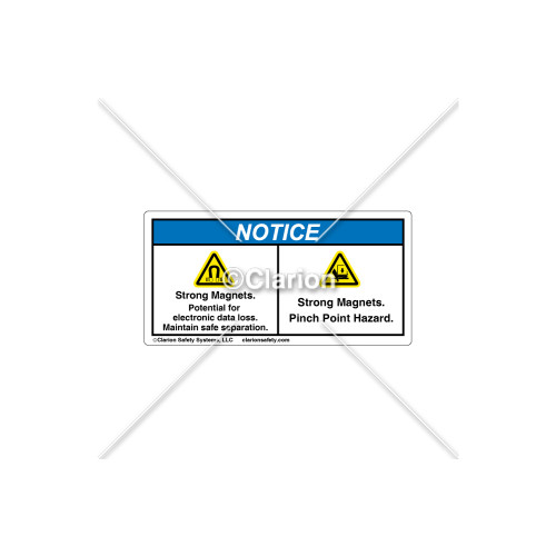 Notice/Strong Magnets Label (72-253198-05)
