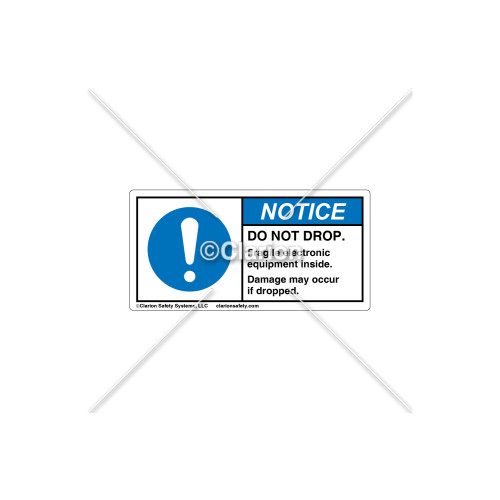 Notice/Do Not Drop Label (H6055-W98NHPK)