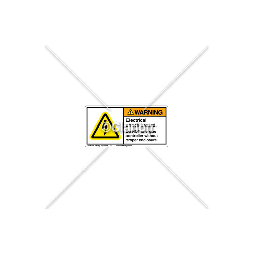 Warning/Electrical Shock Hazard Label (C6941-10)