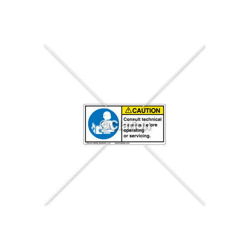 Caution/Consult Technical Manuals Label (C2755-08)