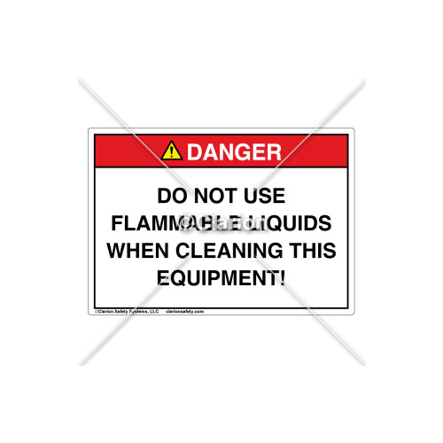 Danger/Do Not Use Label (C7350-02)