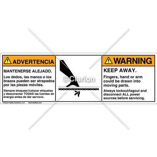 Warning/Keep Away Label (C15397-41)