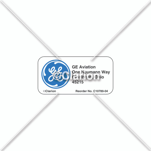 GE Symbol Label (C10789-04)