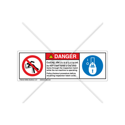 Danger/Do Not Insert Label (106298)