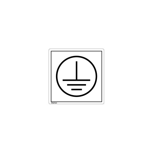 Protective Earth Ground Label (IEC5019a-AB)