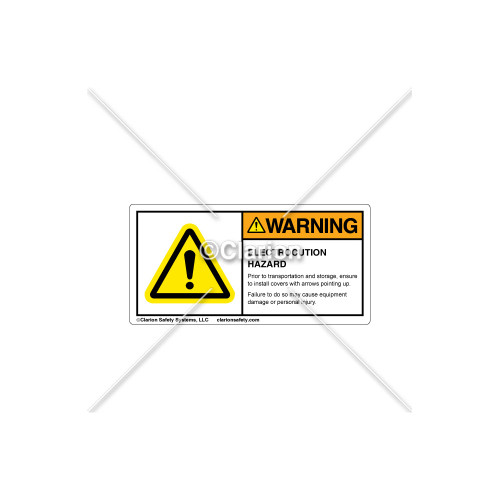 Warning/Electrocution Hazard Label (13653262-22)