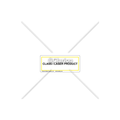 Class I Laser Product Label (8012-08HP-62)