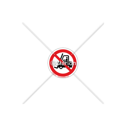 No Forklift Label (IS6304-PB)