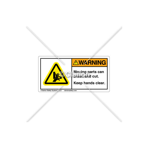 Warning/Moving Parts Label (H1042-BV4WHPK)