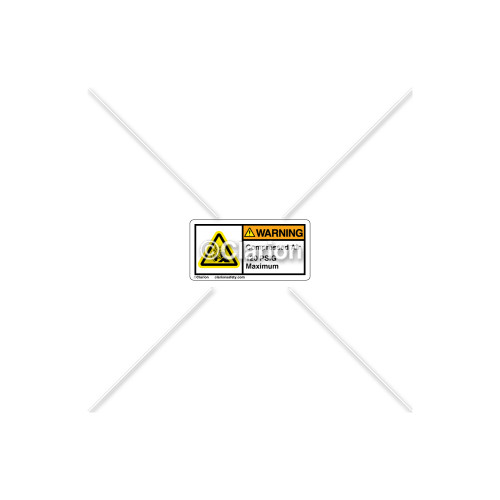 Warning/Compressed Air Label (C7406-05)
