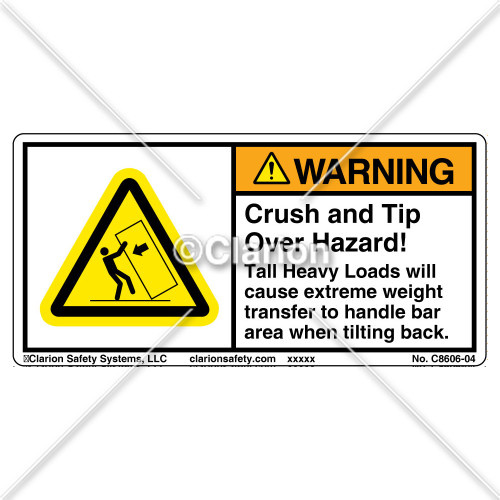 Warning/Crush Hazard (C8606-04)