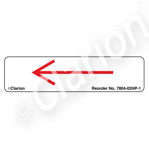 Straight Arrow/Left (7804-02HP-1)