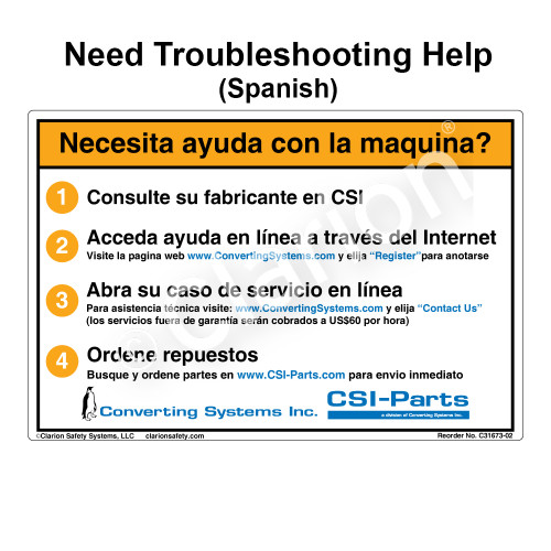 Need Trouble Shooting Help (C31673-02)