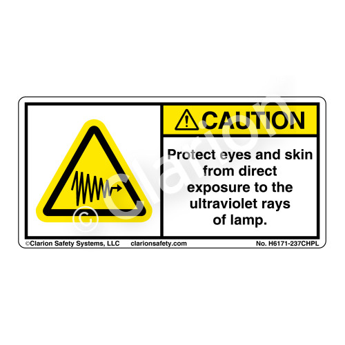 Caution/Protect Eyes And Skin (H6171-237CHPL)