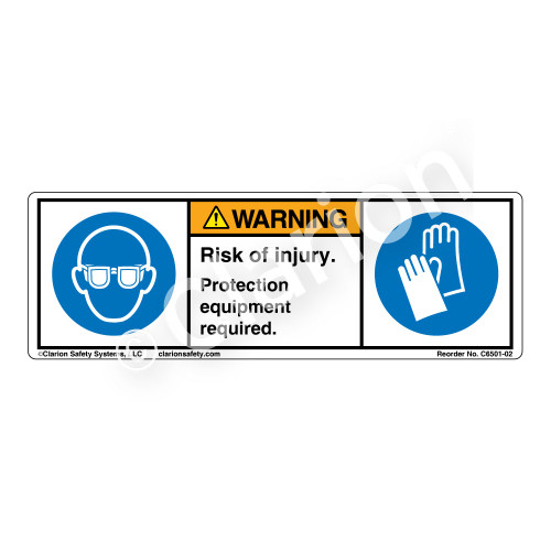 Warning/Risk of Injury (C6501-02)
