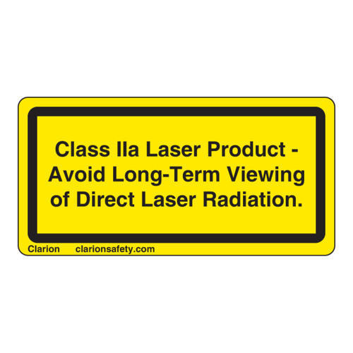 Class IIa Laser Product Label (CDRH2002-HP)