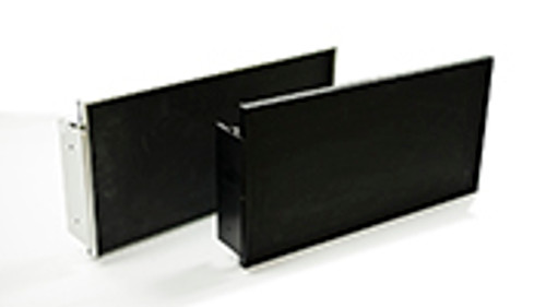 Anodized Black Aluminum Exit Sign Frames (F001-B)