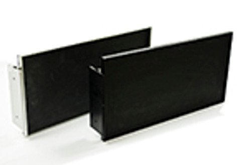 Anodized Satin Aluminum Exit Sign Frame (F001-S)