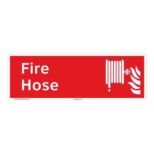 Fire Hose Sign (F1019)