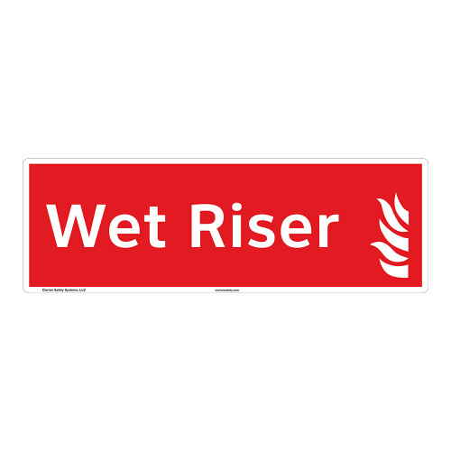 Wet Riser Sign (F1030-)