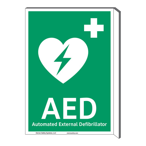 AED Sign (F1033F-)