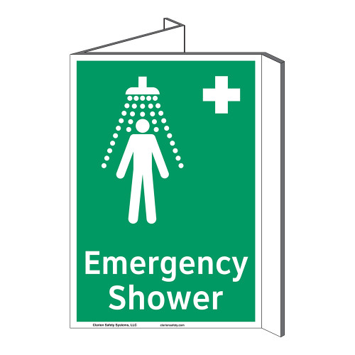 Emergency Shower Sign (F1038P-)