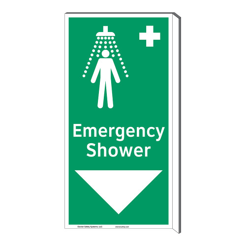 Emergency Shower Sign (F1042F-)
