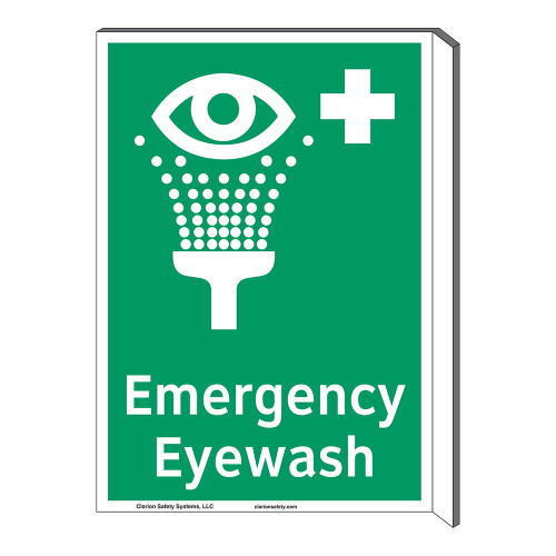 Emergency Eyewash Sign (F1048F-)