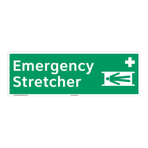 Emergency Stretcher Sign (F1066)