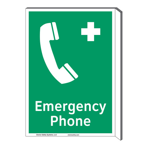 Emergency Phone Sign (F1068F-)