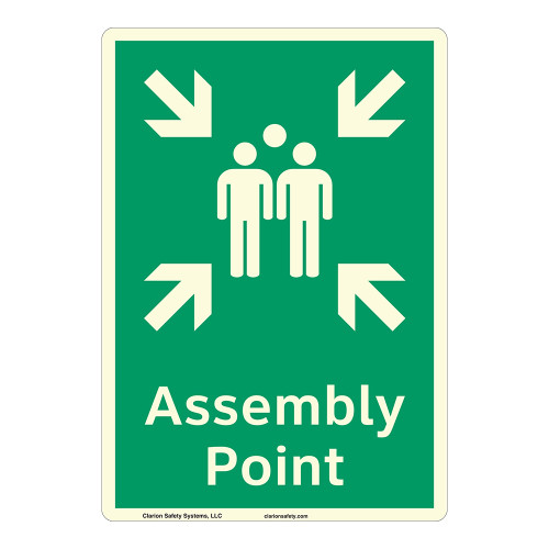 Assembly Point Sign (F1087-)