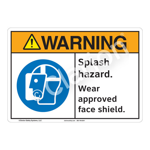 Warning Splash Sign (F1203-)