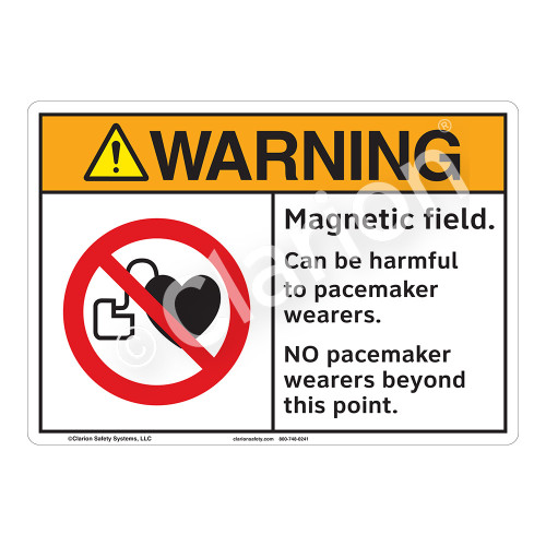 Warning/Magnetic Field Sign (F1235-)