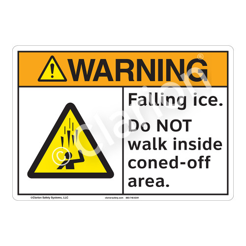 Warning/Falling Ice Sign (F1276-)