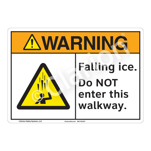 Warning/Falling Ice Sign (F1278-)