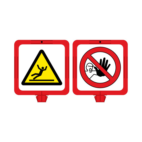 Fall Hazard/Stay Clear Sign (F1289-)