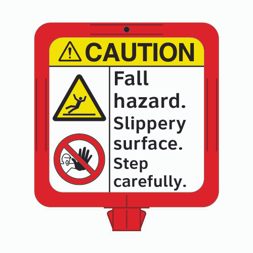 Caution/Fall Hazard Sign (F1290-)