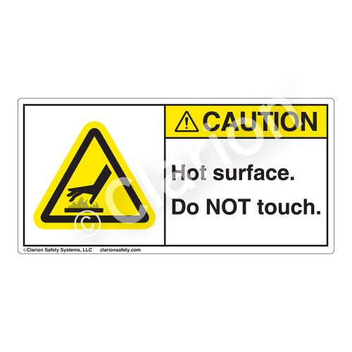 Caution/Hot Surface Label (H1024-22CHP-)