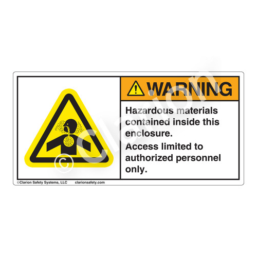 Warning/Poisonous Fumes-Toxic Gas Label (H4006-Y6WH)
