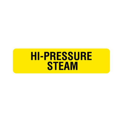 Hi-Pressure Steam Label (HPS-)