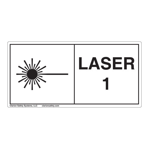 Laser Class 1 Label (IEC1007-H)