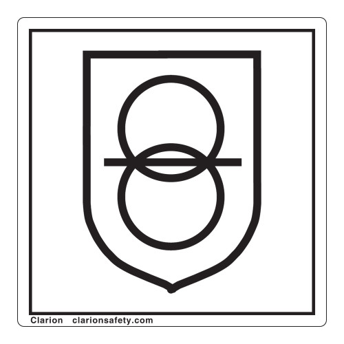 Safety Isolating Transformer Label (IEC5222a-)