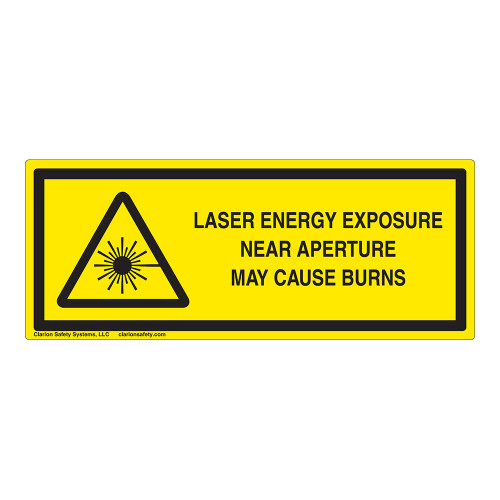 Laser Energy Exposure Label (IEC-6003-E03-H)