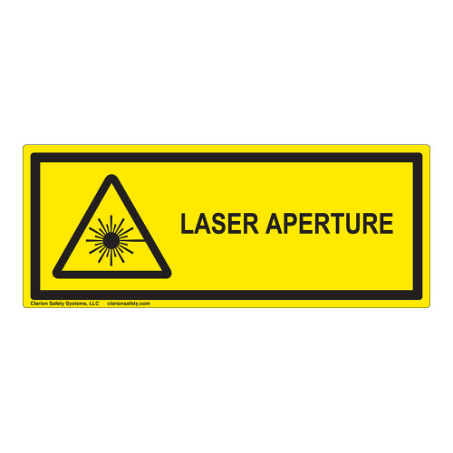 Laser Aperture Label (IEC-6003-E70-H)