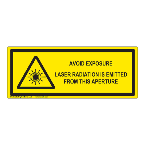Avoid Exposure Label (IEC-6003-E71-H)